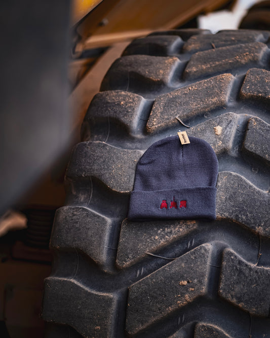 Mütze mit Stick - Grey