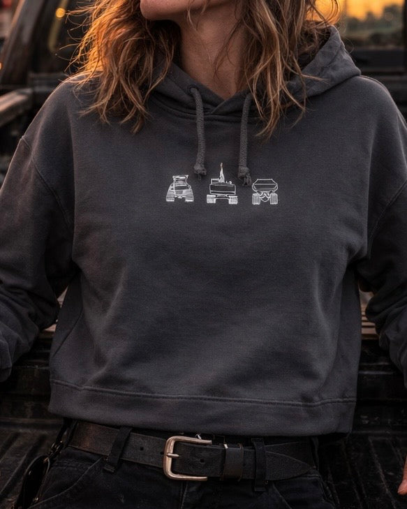 Für Sie: BoxCut Hoodie - Anthracite