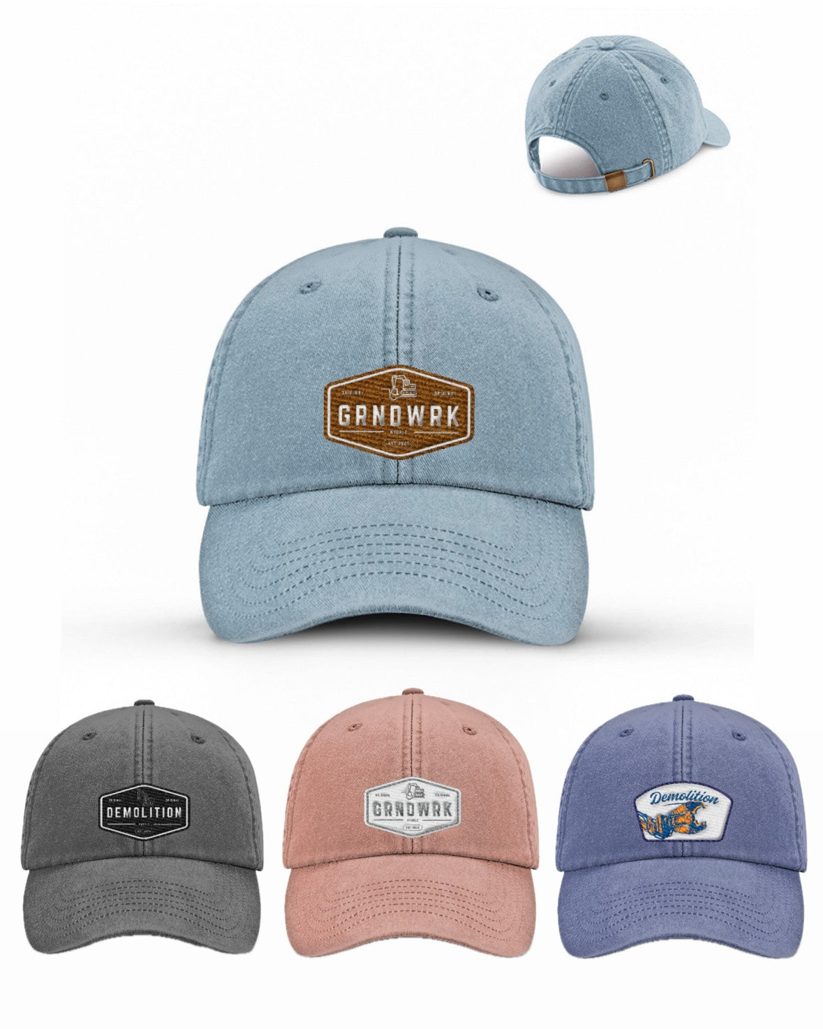 GRNDWRK Vintage Cap - Light Denim