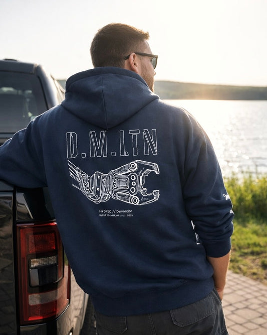 D.M.LTN Hoodie - Navy Blau