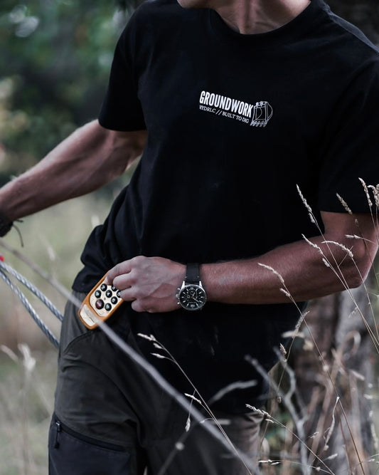 GROUNDWORK T-Shirt - Schwarz
