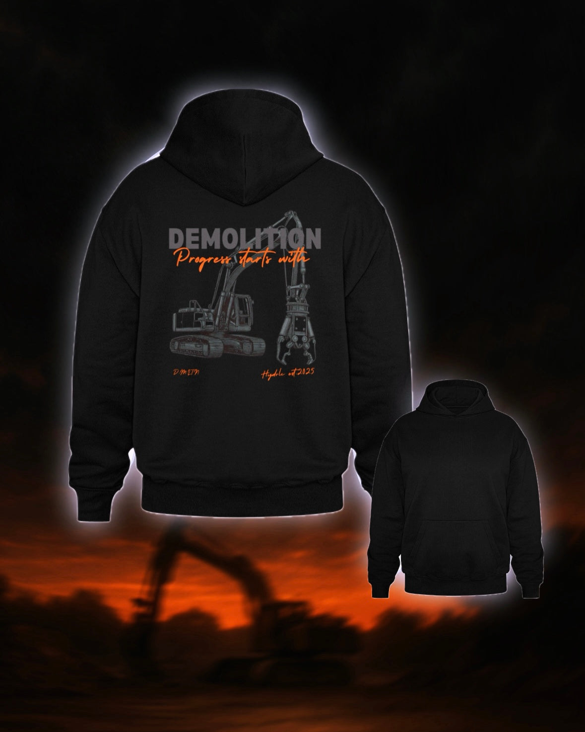 Demolition Hoodie - Black