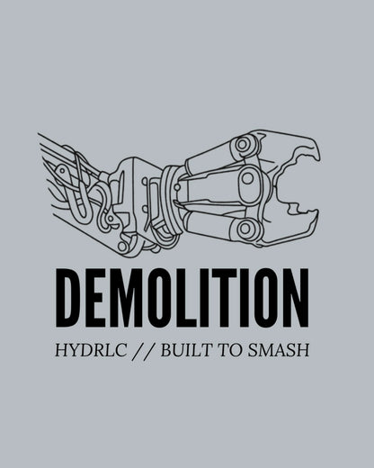 DEMOLITION Zipper - Light Asphalt