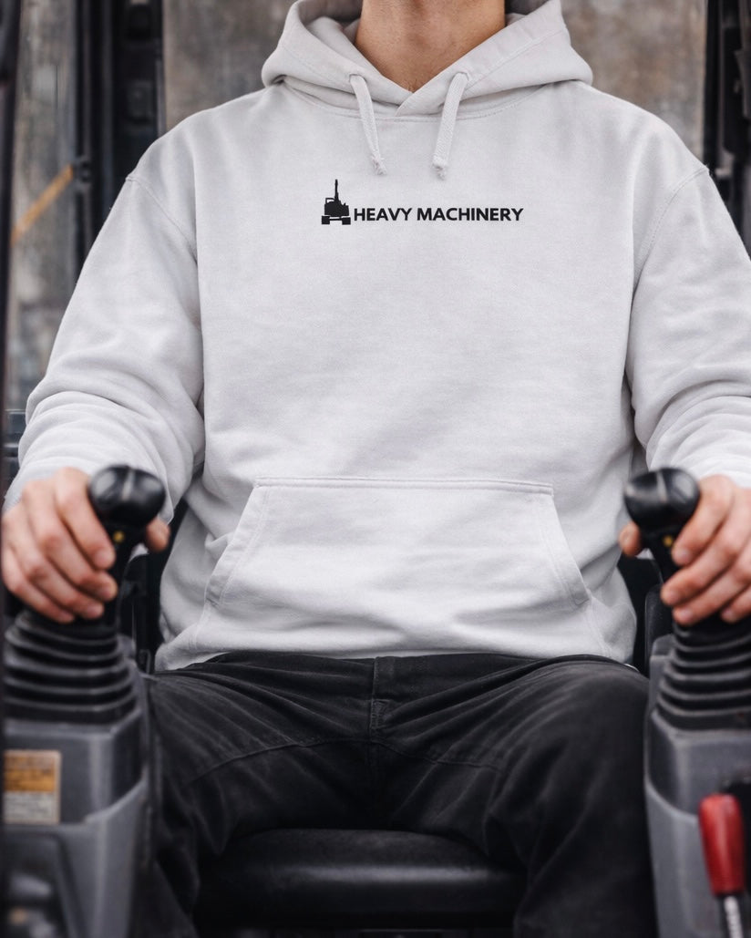 HEAVY MACHINERY Hoodie - White