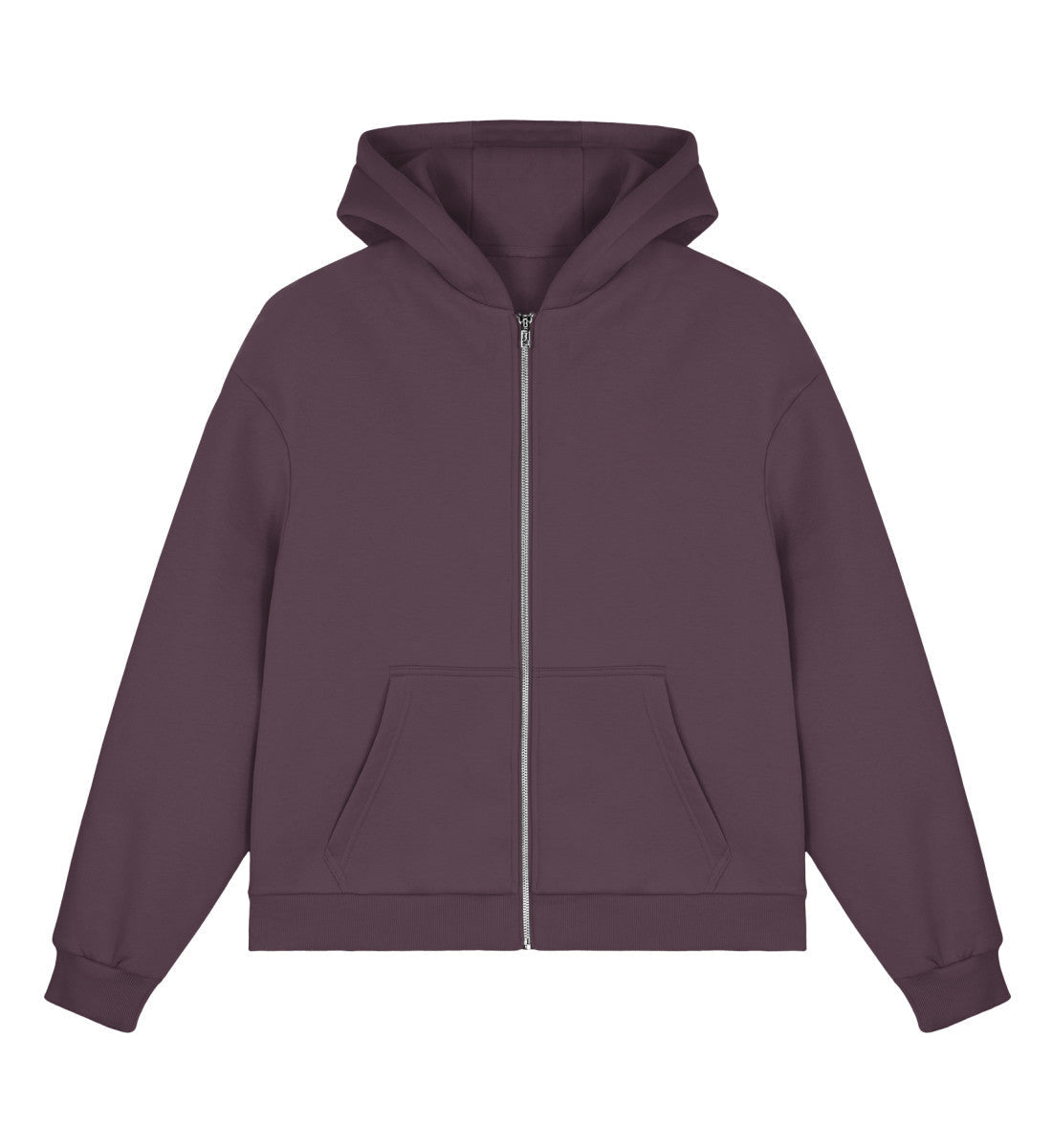 Outline Zipper - Plum Purple