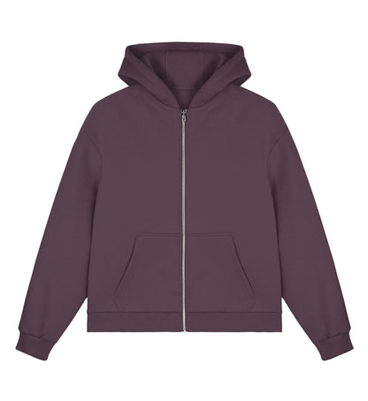 Outline Zipper - Plum Purple