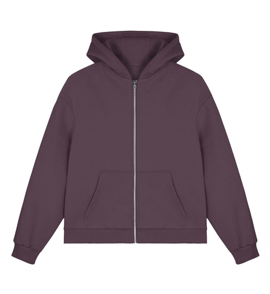Outline Zipper - Plum Purple